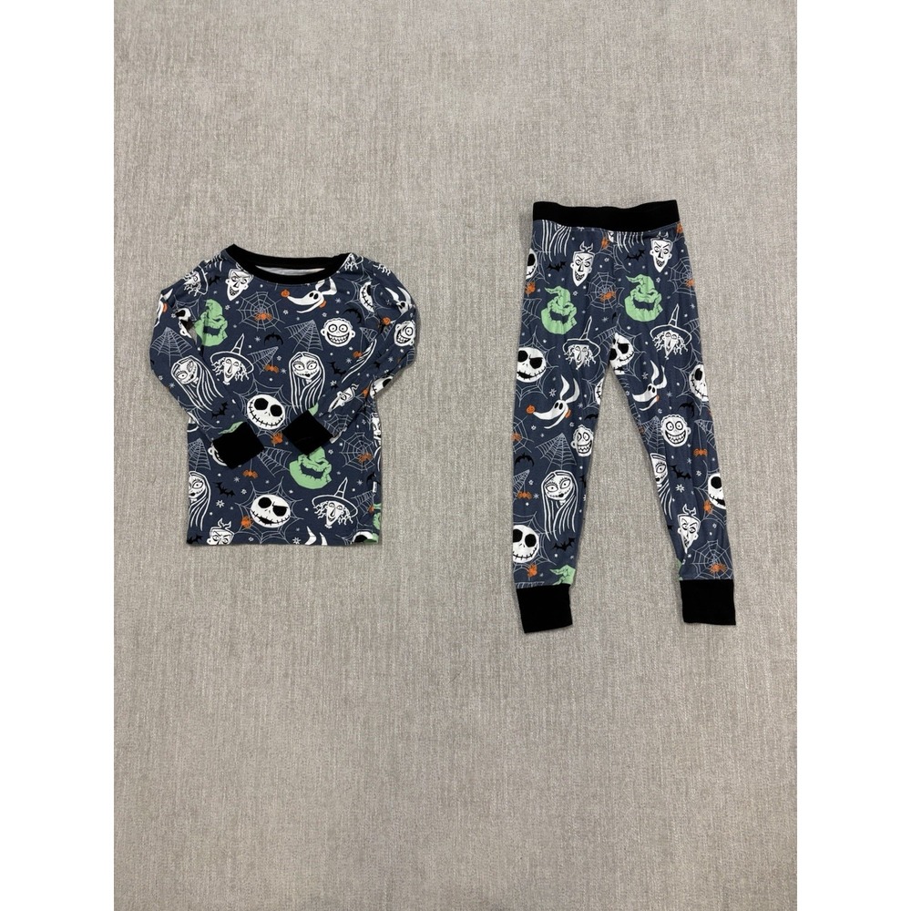 Little Sleepies Nightmare Before Christmas NBC Jack And Crew Long Sleeve Set 2T